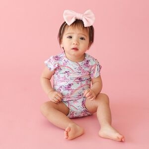 Posh Peanut Pink and Purple Bodysuit